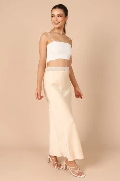 Camilla Skirt - Cream -Dress Shop petal and pup usa bottoms camilla skirt cream 32164323131569