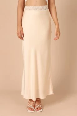 Camilla Skirt - Cream -Dress Shop petal and pup usa bottoms camilla skirt cream 32164323164337