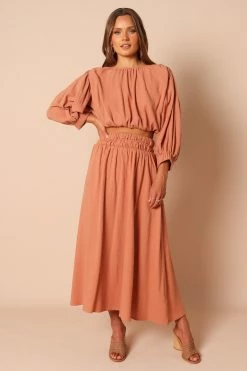 Ember Maxi Skirt - Spice