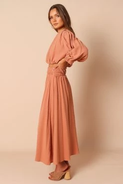 Ember Maxi Skirt - Spice -Dress Shop petal and pup usa bottoms ember maxi skirt spice 32196001890481