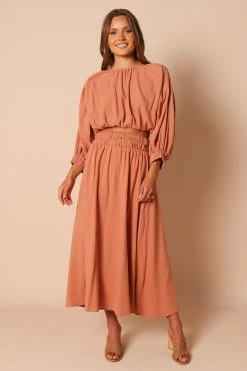 Ember Maxi Skirt - Spice -Dress Shop petal and pup usa bottoms ember maxi skirt spice 32196001956017