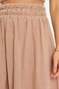 Eva Skirt - Brown -Dress Shop petal and pup usa bottoms eva skirt brown 31624492449969