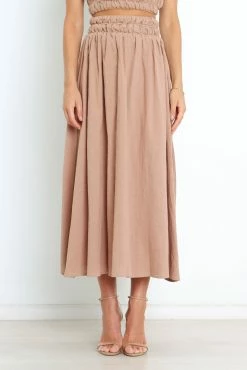 Eva Skirt - Brown -Dress Shop petal and pup usa bottoms eva skirt brown 31624492515505