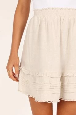 Freya Skirt - Beige -Dress Shop petal and pup usa bottoms freya skirt beige 33453707460785