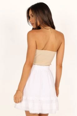 Freya Skirt - White -Dress Shop petal and pup usa bottoms freya skirt white 33453712474289