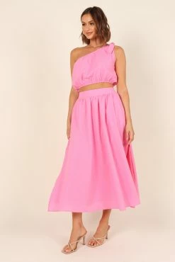 Isla Skirt - Pink 13 Isla Skirt - Pink -Dress Shop petal and pup usa bottoms isla skirt pink 31774567039153