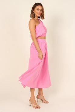 Isla Skirt - Pink 12 Isla Skirt - Pink -Dress Shop petal and pup usa bottoms isla skirt pink 31774567137457