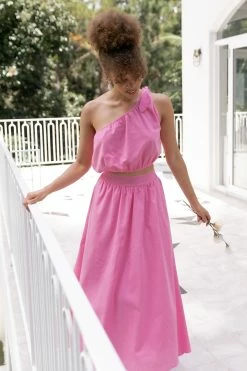 Isla Skirt - Pink 18 Isla Skirt - Pink -Dress Shop petal and pup usa bottoms isla skirt pink 31838797234353