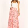 Kasey High Waisted Maxi Skirt - Pink