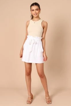 Kennedy Mini Skirt - White