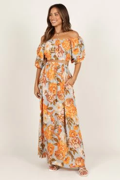 Kiara Maxi Skirt - Pale Blue -Dress Shop petal and pup usa bottoms kiara maxi skirt pale blue 33207280500913