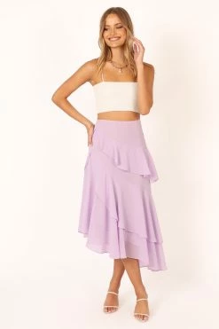 Kylen Frill Skirt - Lilac