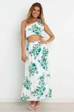 Laura Skirt - White Floral