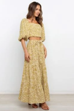 Lorox Skirt - Mustard -Dress Shop petal and pup usa bottoms lorox skirt mustard 28970926866609