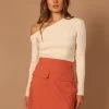 Manhattan Mini Skirt - Rust