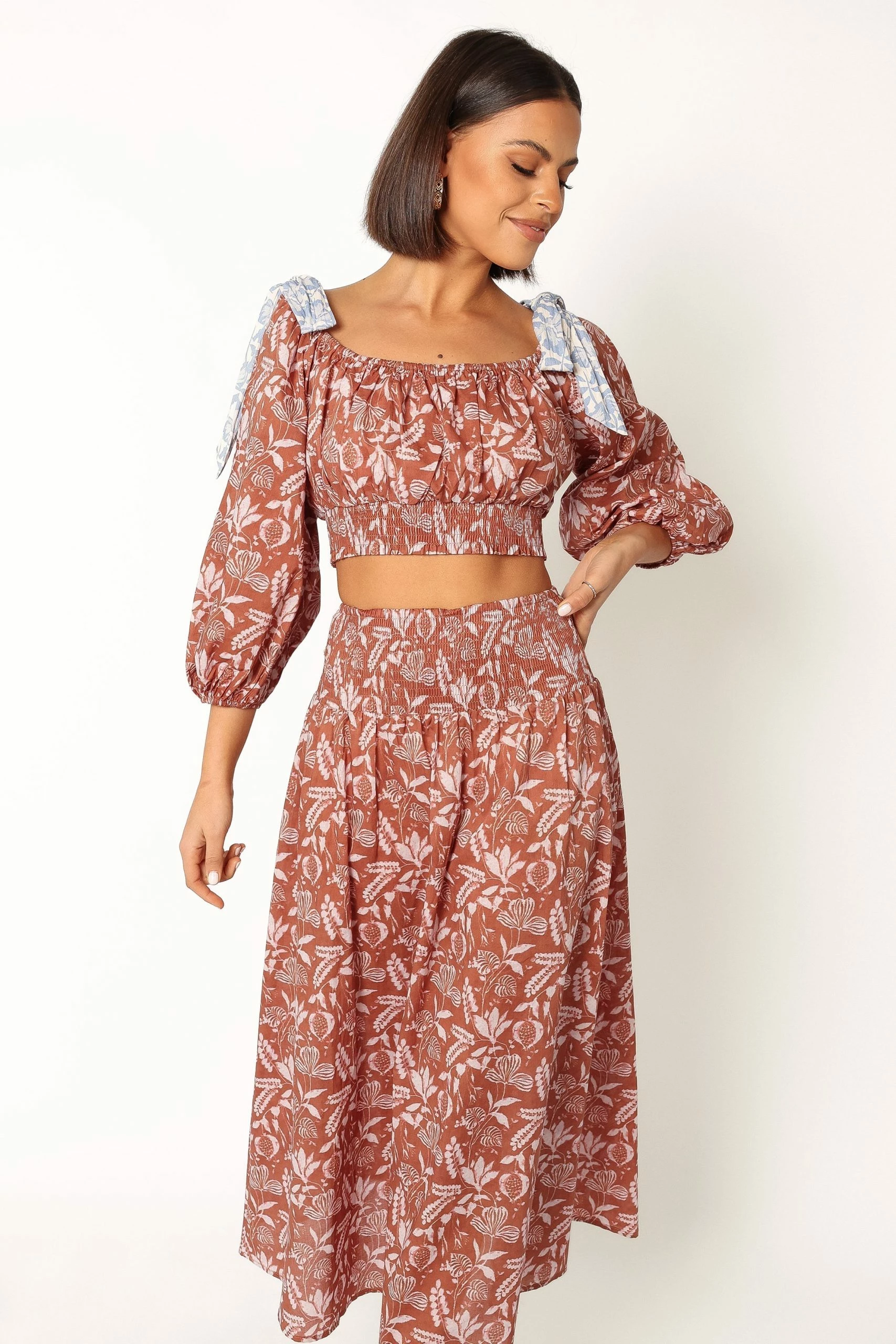 Maryette Skirt - Cinnamon 3 Maryette Skirt - Cinnamon - Image 3