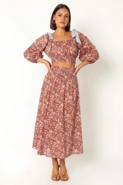Maryette Skirt - Cinnamon 15 Maryette Skirt - Cinnamon -Dress Shop petal and pup usa bottoms maryette skirt cinnamon 33904612933809