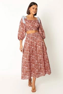 Maryette Skirt - Cinnamon 16 Maryette Skirt - Cinnamon -Dress Shop petal and pup usa bottoms maryette skirt cinnamon 33904612966577
