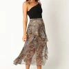 Memphis Frill Skirt - Gold