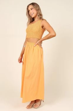 Molly Skirt - Orange -Dress Shop petal and pup usa bottoms molly skirt orange 32050657132721