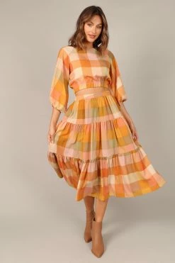 Nazzano Skirt - Rust -Dress Shop petal and pup usa bottoms nazzano skirt rust 32721961320625