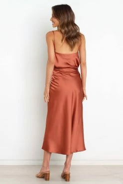 Persia Skirt - Rust -Dress Shop petal and pup usa bottoms persia skirt rust 30575943942321