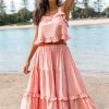 Pissaro Maxi Skirt - Blush Pink