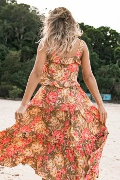 Pissaro Maxi Skirt - Floral -Dress Shop petal and pup usa bottoms pissaro maxi skirt floral 32265130016945