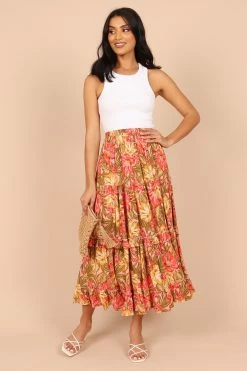 Pissaro Maxi Skirt - Floral -Dress Shop petal and pup usa bottoms pissaro maxi skirt floral 32399556935857