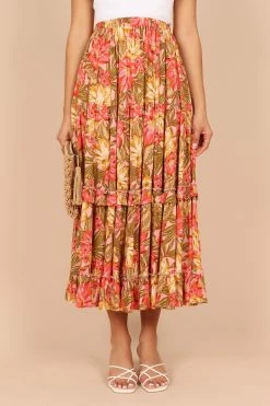 Pissaro Maxi Skirt - Floral -Dress Shop petal and pup usa bottoms pissaro maxi skirt floral 32399557001393