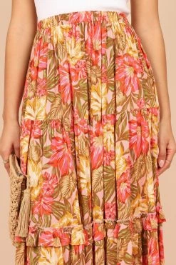 Pissaro Maxi Skirt - Floral -Dress Shop petal and pup usa bottoms pissaro maxi skirt floral 32399557132465