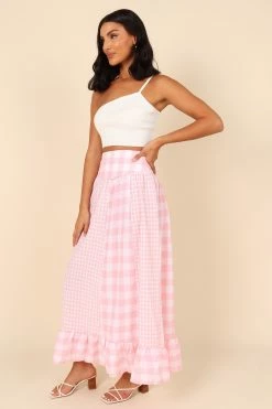 Victoria Skirt - Pink -Dress Shop petal and pup usa bottoms victoria skirt pink 32041016524977