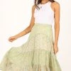 Webster Midi Skirt - Green