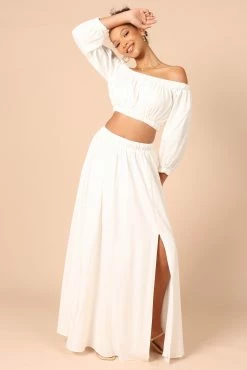 Zora Maxi Skirt - White