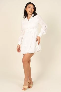 Adelina Dress - White -Dress Shop petal and pup usa dresses adelina dress white 32066617868465