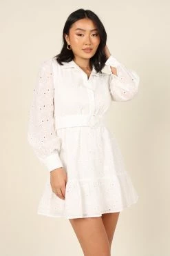 Adelina Dress - White -Dress Shop petal and pup usa dresses adelina dress white 32066617934001