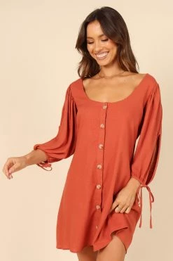 Aida Dress - Sangria