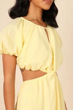Ailani Dress - Yellow -Dress Shop petal and pup usa dresses ailani dress yellow 32077210386609