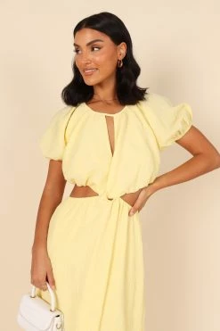 Ailani Dress - Yellow -Dress Shop petal and pup usa dresses ailani dress yellow 32077210550449