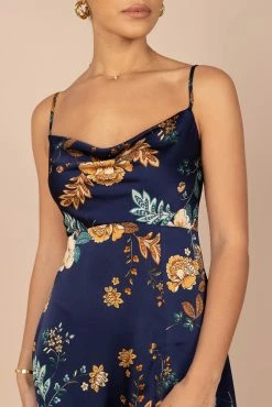 Alejandra Cowl Neck Midi Dress - Navy 9 Alejandra Cowl Neck Midi Dress - Navy -Dress Shop petal and pup usa dresses alejandra cowl neck midi dress navy 32385301512369