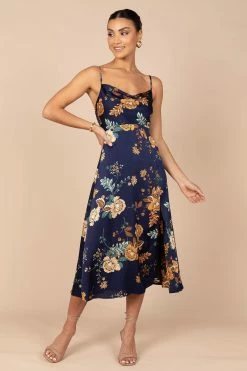 Alejandra Cowl Neck Midi Dress - Navy 13 Alejandra Cowl Neck Midi Dress - Navy -Dress Shop petal and pup usa dresses alejandra cowl neck midi dress navy 32385301610673