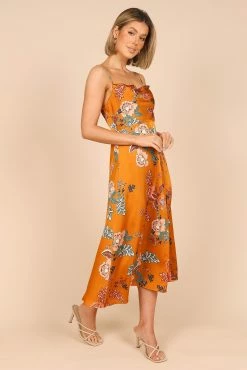 Alejandra Cowl Neck Midi Dress - Tan 9 Alejandra Cowl Neck Midi Dress - Tan -Dress Shop petal and pup usa dresses alejandra cowl neck midi dress tan 32385302757553