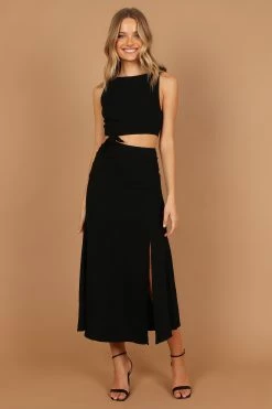 Alexa Cut Out Dress - Black