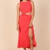 Alexa Cut Out Dress - Red