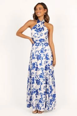Allora Halter Dress - Blue Floral 18 Allora Halter Dress - Blue Floral -Dress Shop petal and pup usa dresses allora halter dress blue floral 33481578610865