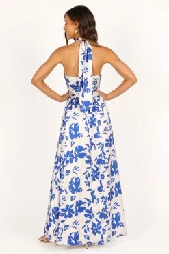 Allora Halter Dress - Blue Floral 20 Allora Halter Dress - Blue Floral -Dress Shop petal and pup usa dresses allora halter dress blue floral 33481578676401