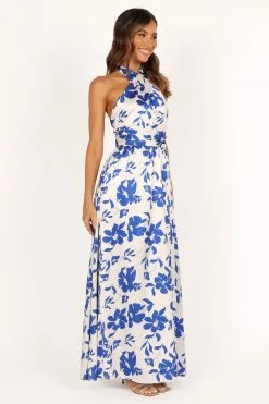 Allora Halter Dress - Blue Floral 22 Allora Halter Dress - Blue Floral -Dress Shop petal and pup usa dresses allora halter dress blue floral 33481578741937