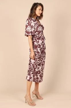 Amada Pleated Dress - Red Floral -Dress Shop petal and pup usa dresses amada pleated dress red floral 32290903851185