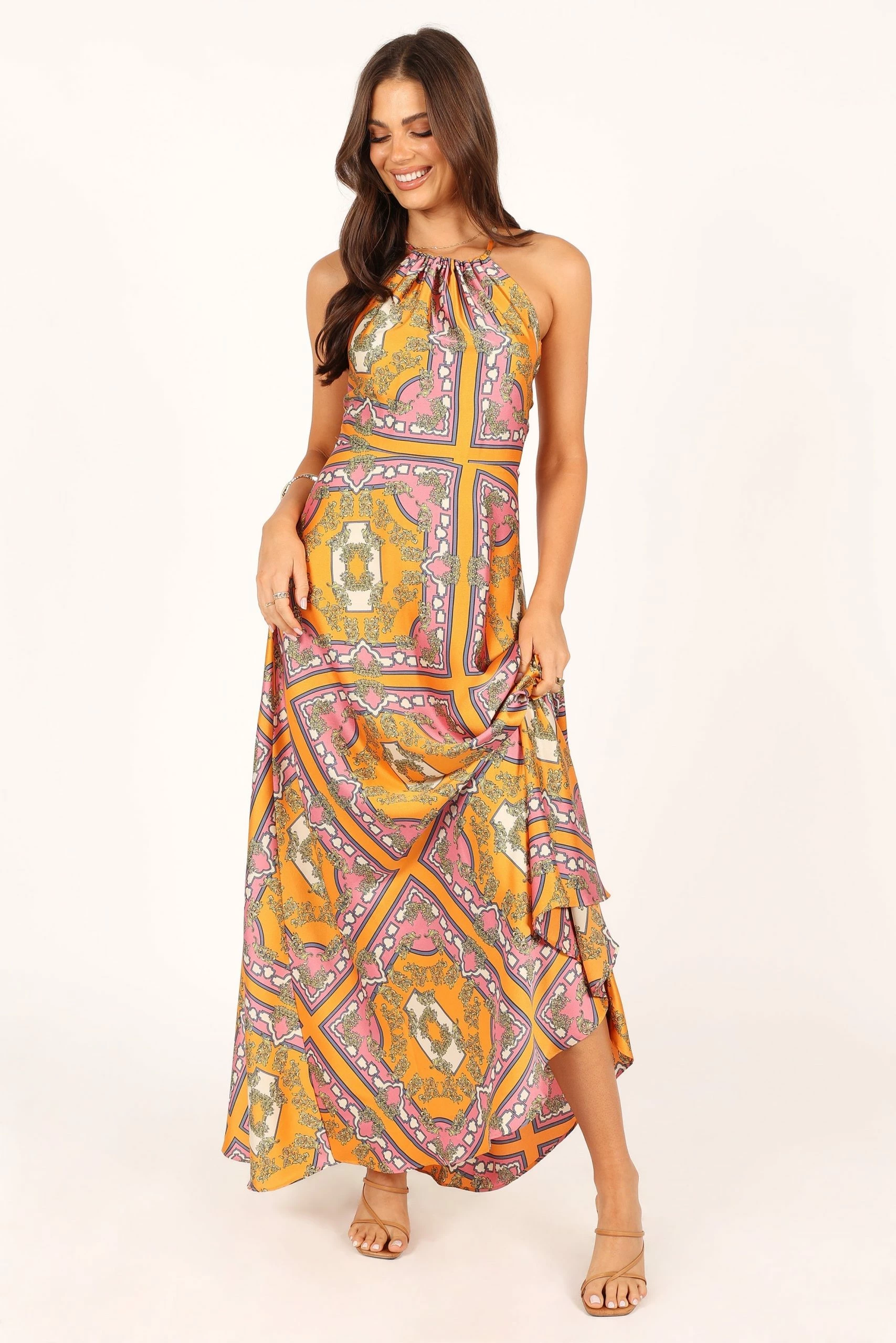 Amara Maxi Dress - Tangerine 5 Amara Maxi Dress - Tangerine - Image 5