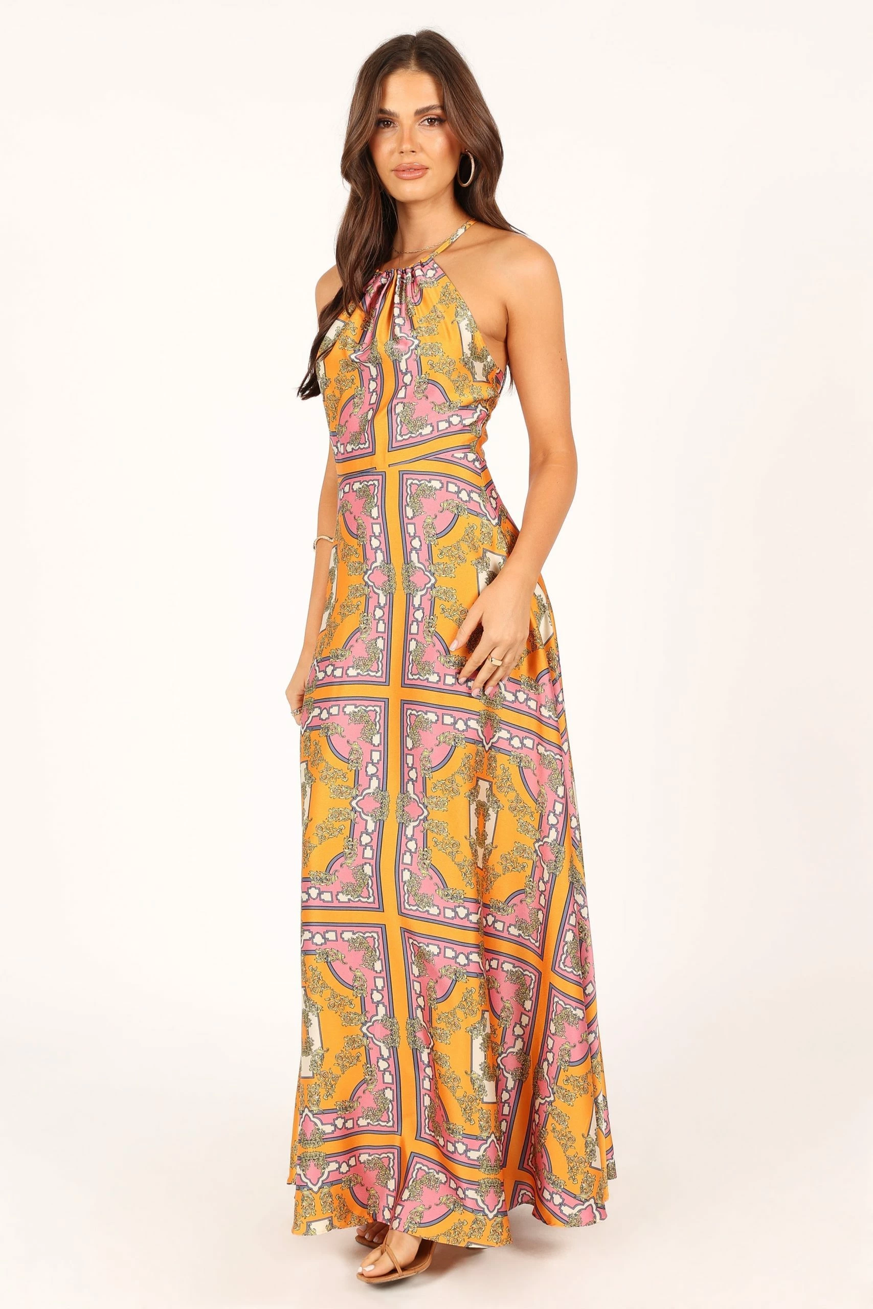 Amara Maxi Dress - Tangerine 7 Amara Maxi Dress - Tangerine - Image 7